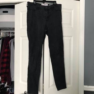 black denim pants